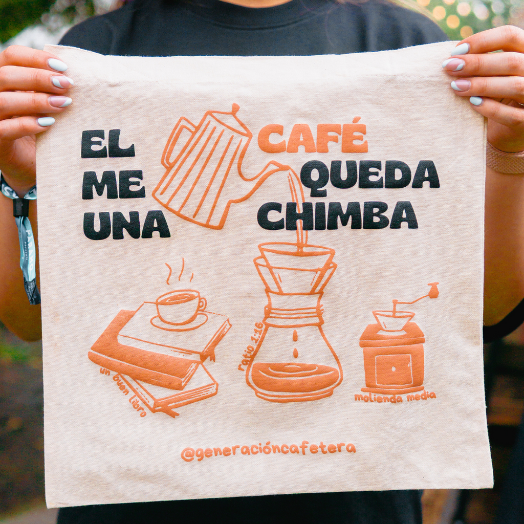 Tote Bag- El café me queda una Chimba